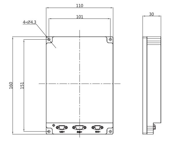 Click on the picture to enlarge the drawing of piezo amplifier